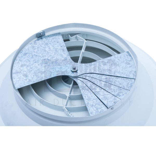 Damper for round ceiling diffuser-1